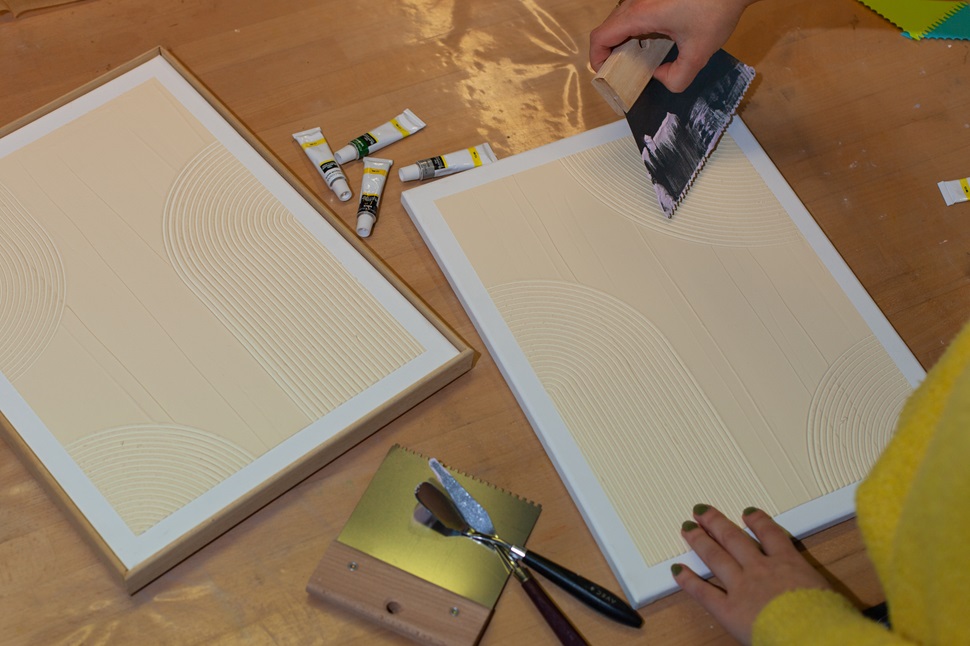 Textured art Fonk Workshops