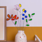 Creatieve workshop glas in lood bloemen boeket Fonk Workshops