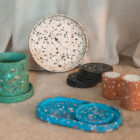 producten medium terrazzo workshop schaal Fonk Workshops