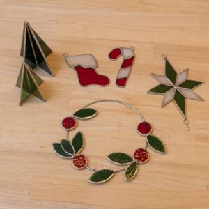 Glas in lood kerstworkshop Fonk Workshops West Vlaanderen Torhout