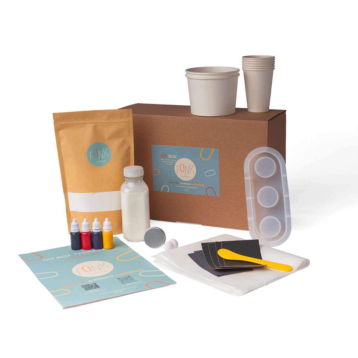 DIY terrazzo box- creatieve box- Fonk Workshops