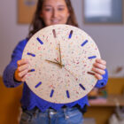 Klok terrazzo workshop uurwerk creatief torhout fonk workshops