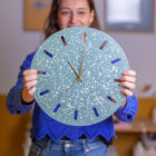 Klok terrazzo workshop uurwerk creatief torhout fonk workshops